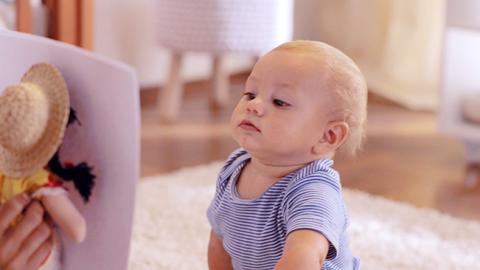 Chaleco por otra parte, Muñeco de peluche Actividades para estimulación de bebés de 7 meses