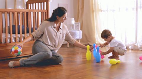 Actividad para estimulación motriz de tu bebé