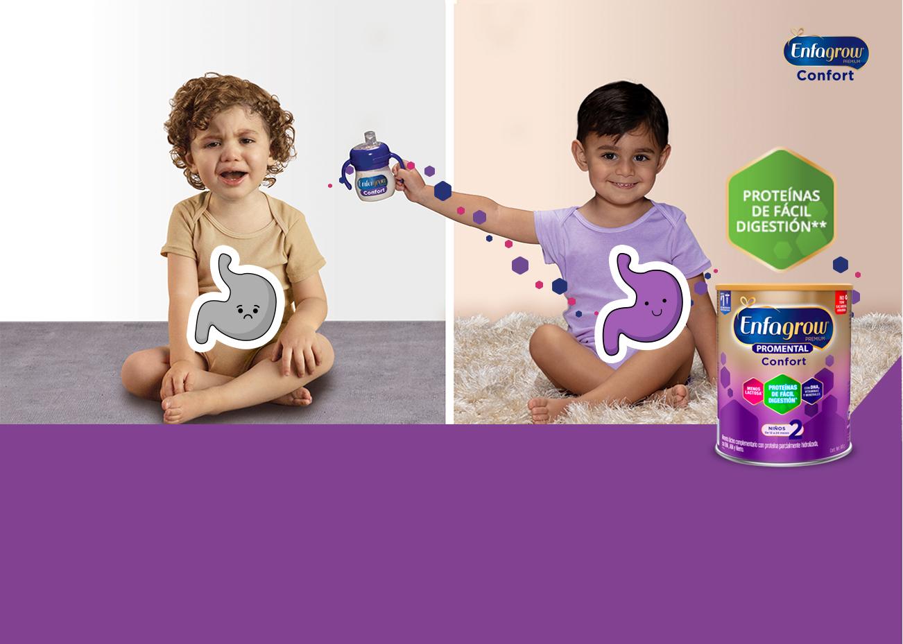 ¿Barriguita sensible?, Prueba Enfagrow® Confort.‣