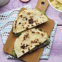 Quesadilla de Champiñones con palta