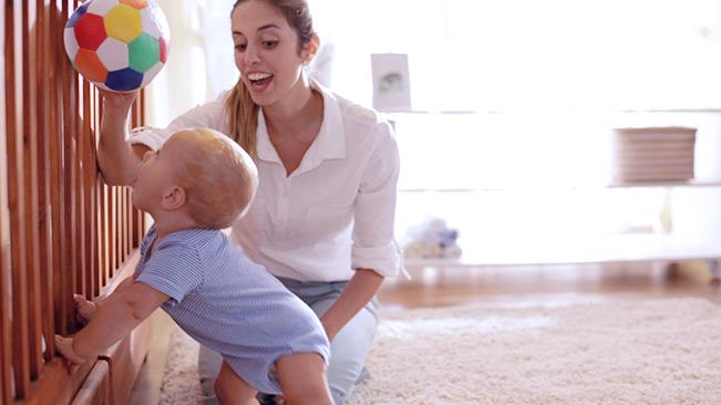 Juego de estimulación para bebés de 9 meses 