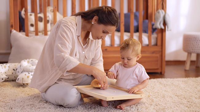 Ejercicio de coordinación motriz para tu bebé 