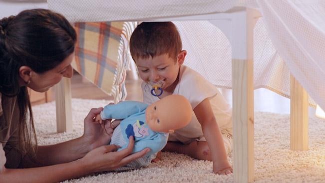 Actividad para estimular la motricidad gruesa de tu bebé